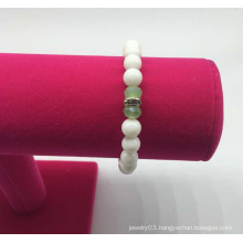 Glass Pearl Beads Diamond Bracelet (XBL13554)